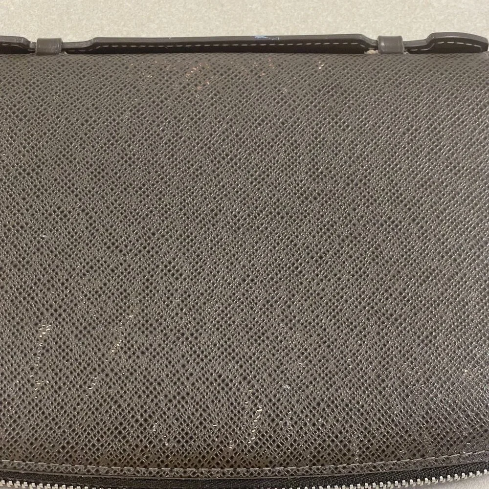 Louis Vuitton Taiga Leather Atoll Organizer Wallet - Brown - Preowned
